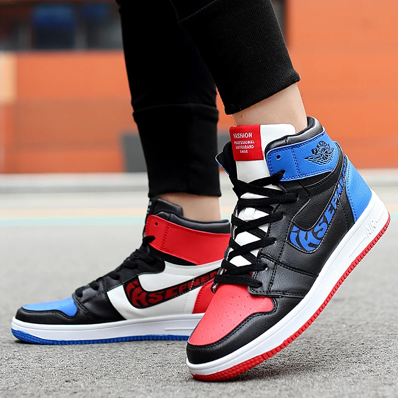 Jordan 1 мужская Баскетбольная Обувь jordan Ретро Уличная баскетбольная культура обувь jordan Мужская уличная спортивная обувь для влюбленных