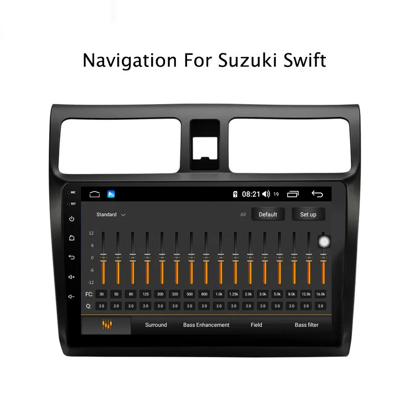 Best Ectwodvd 10.1inch Andriod 8.1 Car DVD GPS For Suzuki Swift 2004-2010 4G RAM 64G ROM CarPlay DSP 4G LTE with WIFI 4
