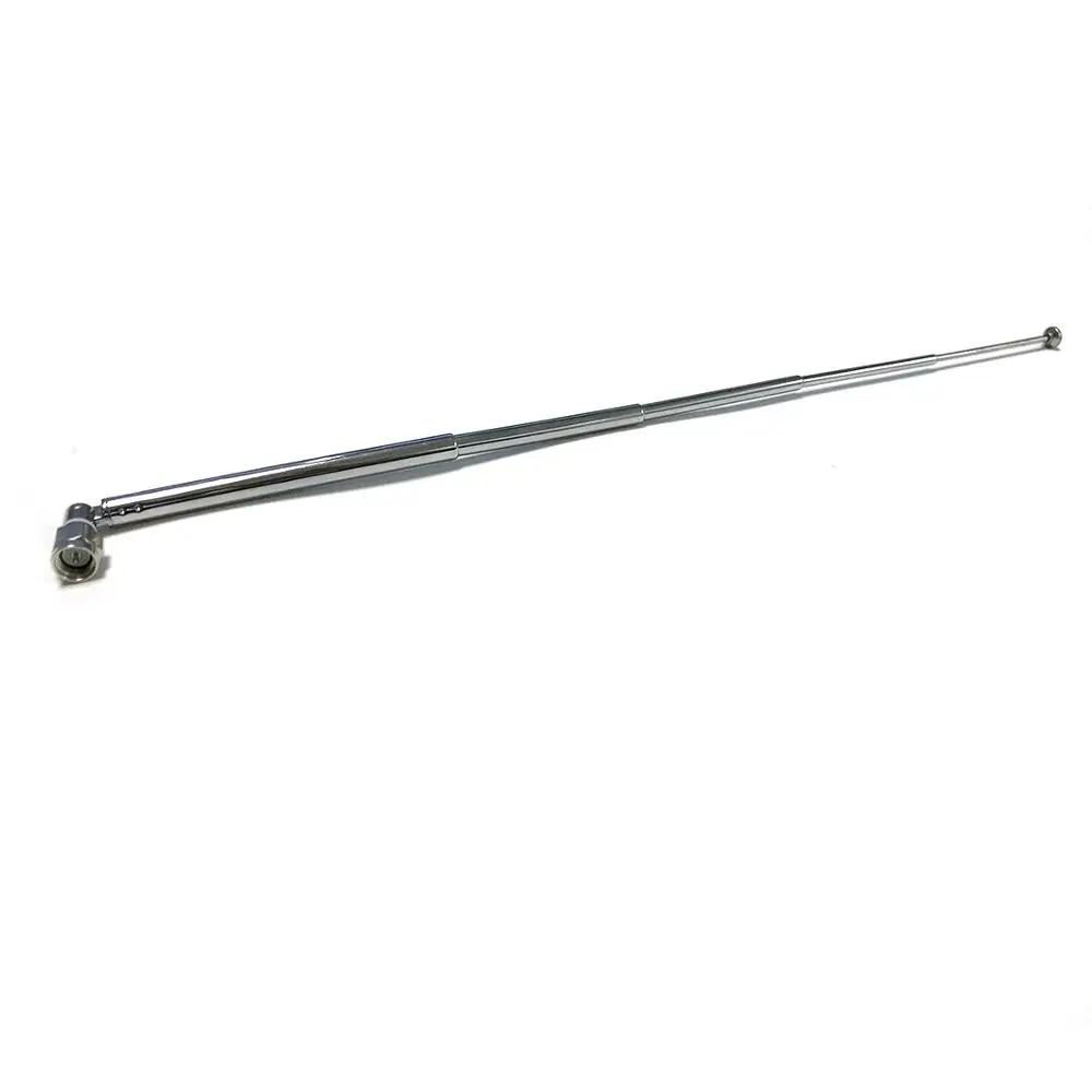 Replacement 100mm 5 Sections Telescopic Antenna SMA Male Connector Total 300mm Long Radio TV DIY 1PC