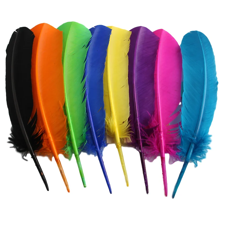 

The New 50-100pcs/lot Natural Turkey Feathers Celebration Craft for Party Accessories Plumes