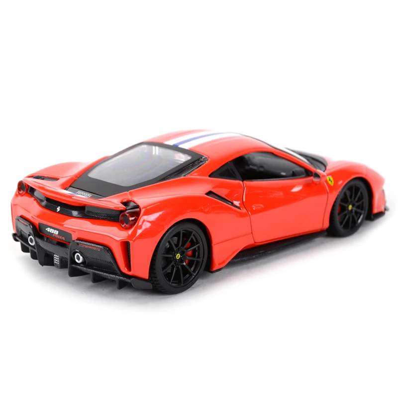 Bburago 1:24 Ferrari 488 PIsta Sports Car Static Die Cast Vehicles Collectible Model Car Toys 2