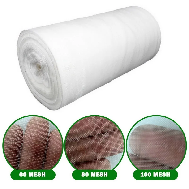 Greenhouse Protective Net 60mesh Garden Care Cover Insect Plant Fruit Vegetables Pest Control Anti-bird Mesh | Дом и сад