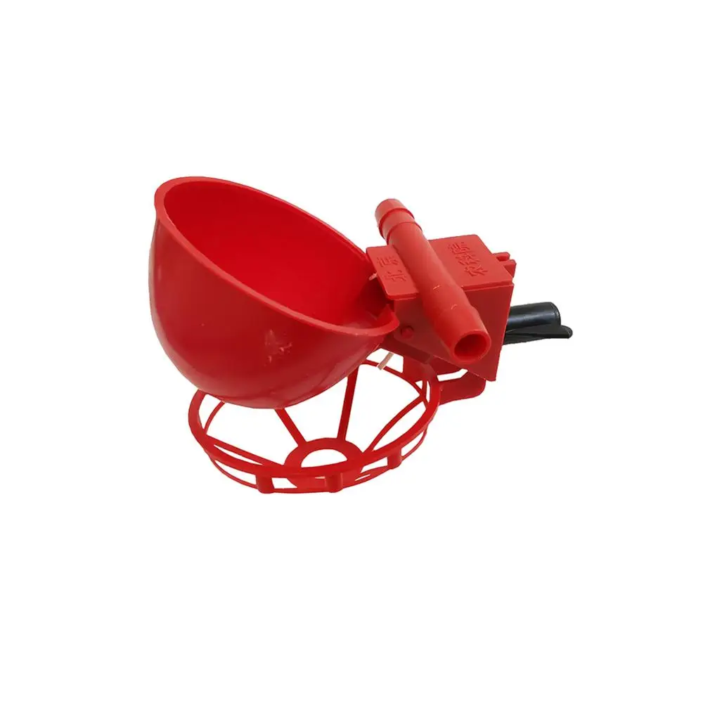 1 Pcs Poultry Water Drinking Cups Bird Coop Fowl Drinker Chicken Hen Plastic Drinker Bowl Animal Feeders Automatic