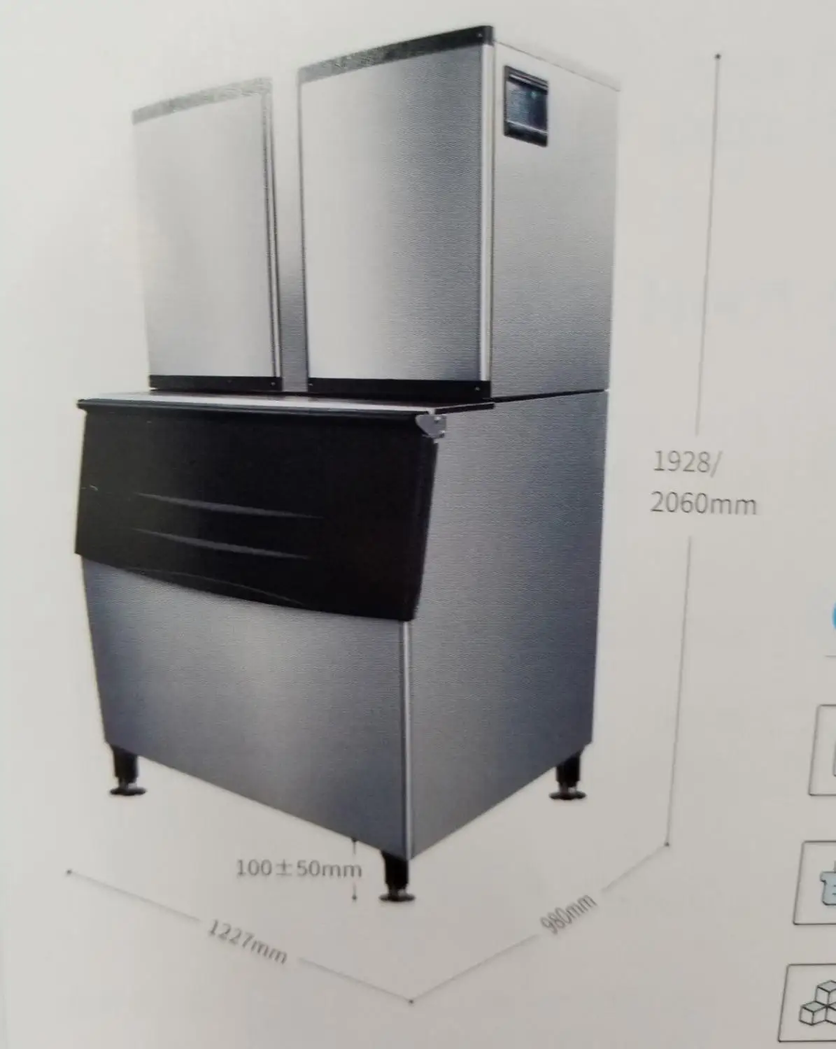 Машина для приготовления льда сертификат CE 909 кг 2000 фунтов/24 часа|ice machine|ice makersmall ice