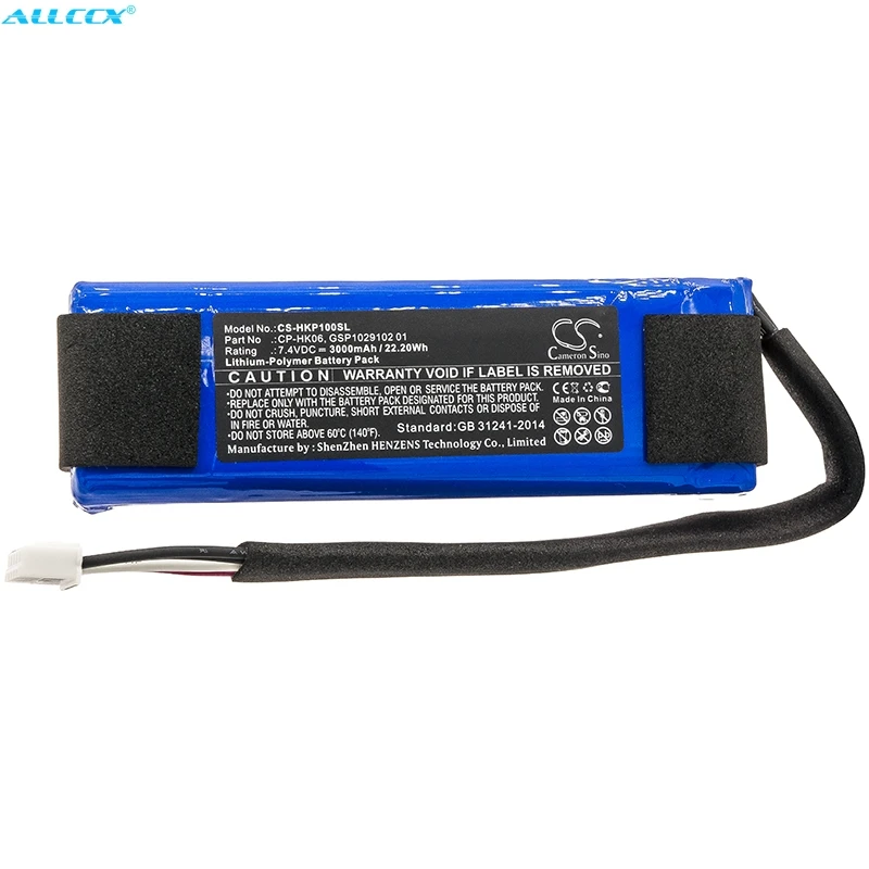 Аккумулятор Cameron Sino 3000 мАч GSP1029102 01 Для Harman/Kardon Go Play Mini|Цифровые аккумуляторы| |
