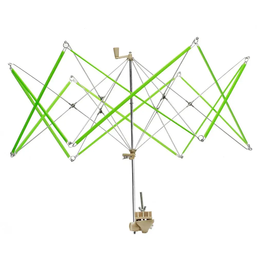 Metal Yarn Swift Winder Hand operated Umbrella Yarn Ball Winder Holder