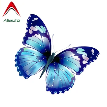 

Aliauto Funny Butterfly Decoration Car Stickers PVC Decal for Volkswagen Skoda Polo Golf Peugeot Ford Focus,14CM*13CM