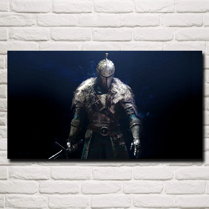 Воин Меч цифровой Dark Souls видео постеры с сюжетами игр и принтами Стены Искусства