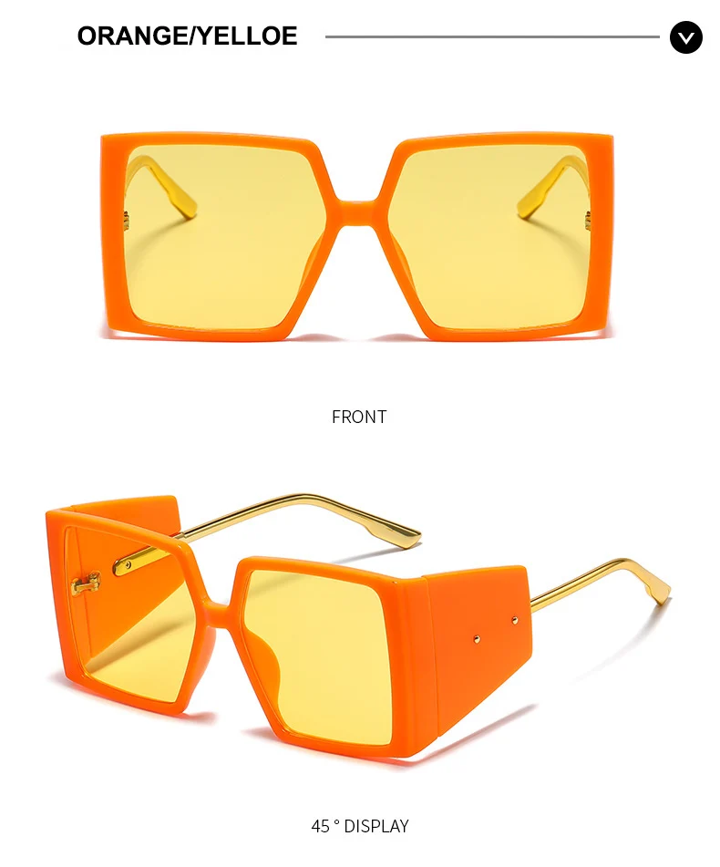 oversized square sunglasses OEC CPO Vintage Punk Square Sunglasses Women Brand Oversized Steampunk Sun Glasses For Men Retro UV400 Oculos Lunette De Soleil big black sunglasses