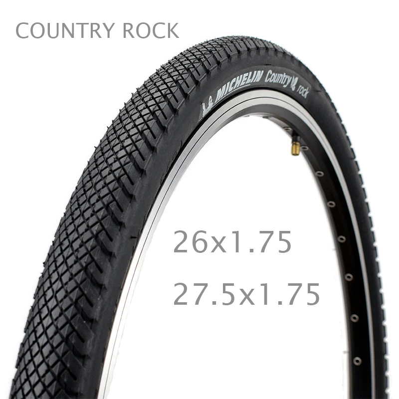 Michelin Country Rock Tire 26X1.75" Black Urban Tour Mountain Hybrid 26" Bike 