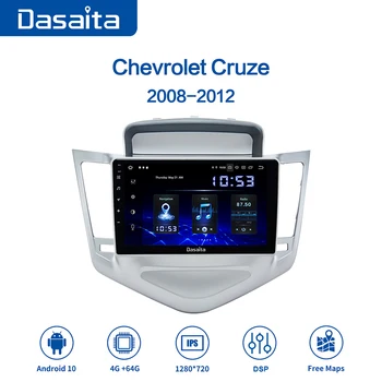 

Dasaita 9" DSP Autoradio Car 1Din Android 10.0 for Chevrolet Cruze 2008 2009 2010 2011 Radio Multi Touch Screen GPS Navigator