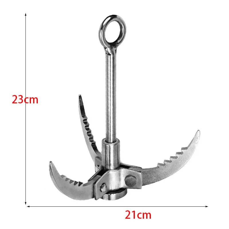 Путешествие на Выживание складной крюк для грэпплинга складной скалолазание рыбацкий хвост - Цвет: Large