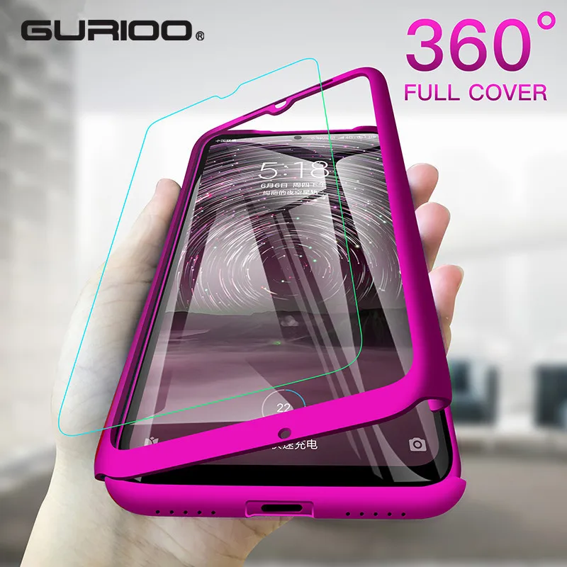 360 Полное покрытие Защитный чехол для Xiaomi 8 9 Lite 8SE 9SE 6 6X Pro 5 5X 5S Plus Note 3x2 Max 2x3 играть POCO