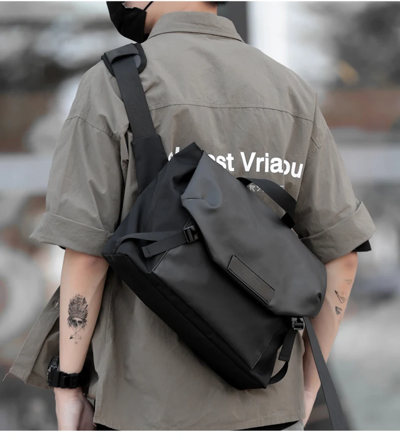 Minimalistic Men Messenger Bags Fashion 