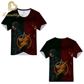 

Arrow T Shirt Summer New Men Women Sweatshirt 3D Print TV Short Sleeve Streetwear Tops O Neck Fashion Tops