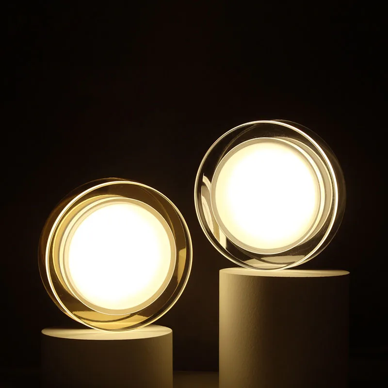 Crystal LED Downlights para quarto, Iluminação LED