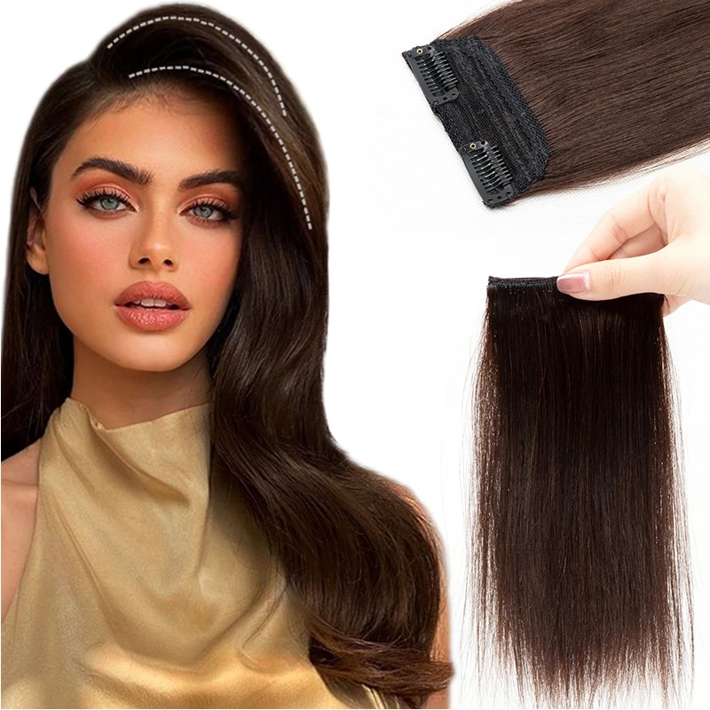 Mrshair Extensions de cheveux naturels non remy à Clip, 10 25cm, pour