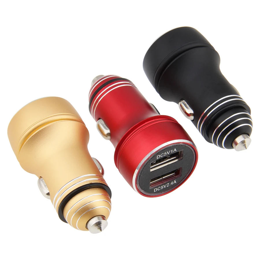 US $654.54 2020 New Car Charger 24A Universal Dual USB For Mobile Phone Adapter For Car USB Charger Power Adapter 500pcsLot