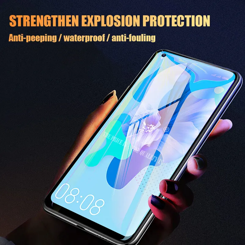 Анти шпионское закаленное стекло для huawei Nova 5i/Pro Полное покрытие экрана протектор для huawei Nova 5T конфиденциальности Закаленное стекло пленка