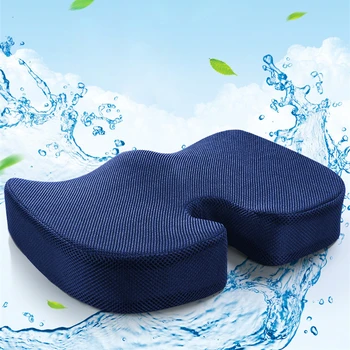 

U-shaped Memory Foam Seat Cushion Women Men Hips Shaping Anti-Hemorrhoid Massage Cushion Slow Rebound Breathable Car Cushion