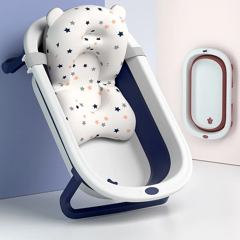 

Children's Bathtub Lying Support Universal Bath Barrel Oversized Extended Baby Newborn Supplies Baby Bath Tub Folding Basin