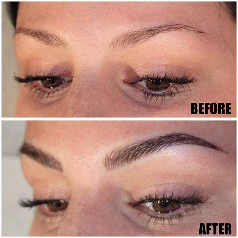Evpct 3D Extension Eyebrow Enhancers Waterproof Lasting Enhancers Tattoo Natural Fiber Building Brow Hair Eyebrow MakeUp TSLM2