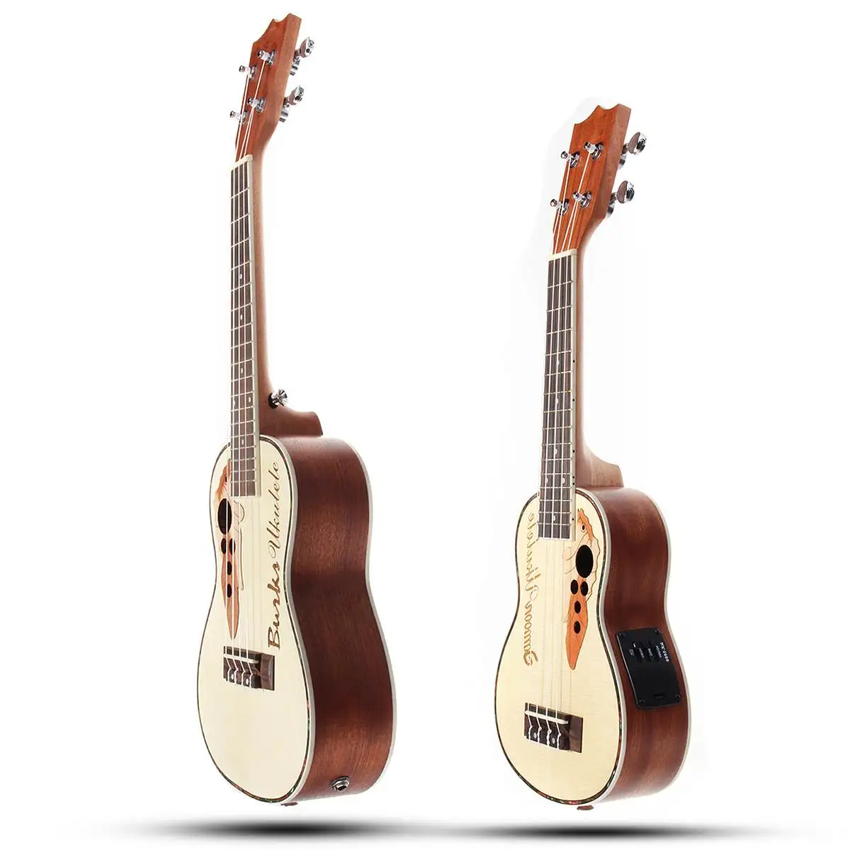 

Spruce Portable Mini Guitar Electric Acoustic Ukulele Hawaii Guitar 21 23 Inch 4 Strings Concert Ukulele Instrumentos Musicais