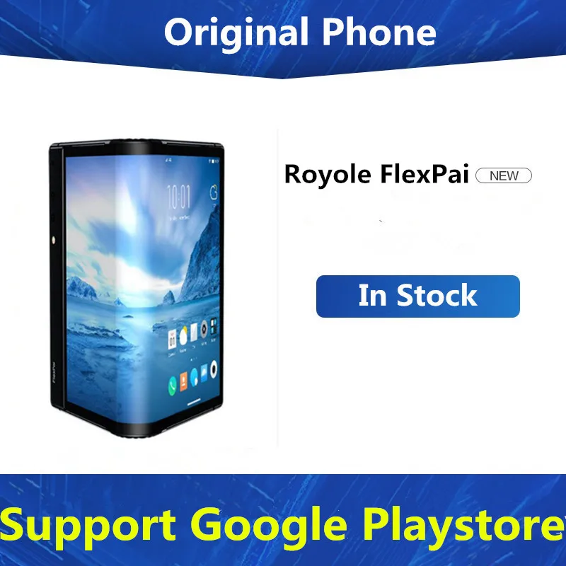 Оригинальный складной мобильный телефон Royole FlexPai Snapdragon 855 на базе Android 9 0 гибкий