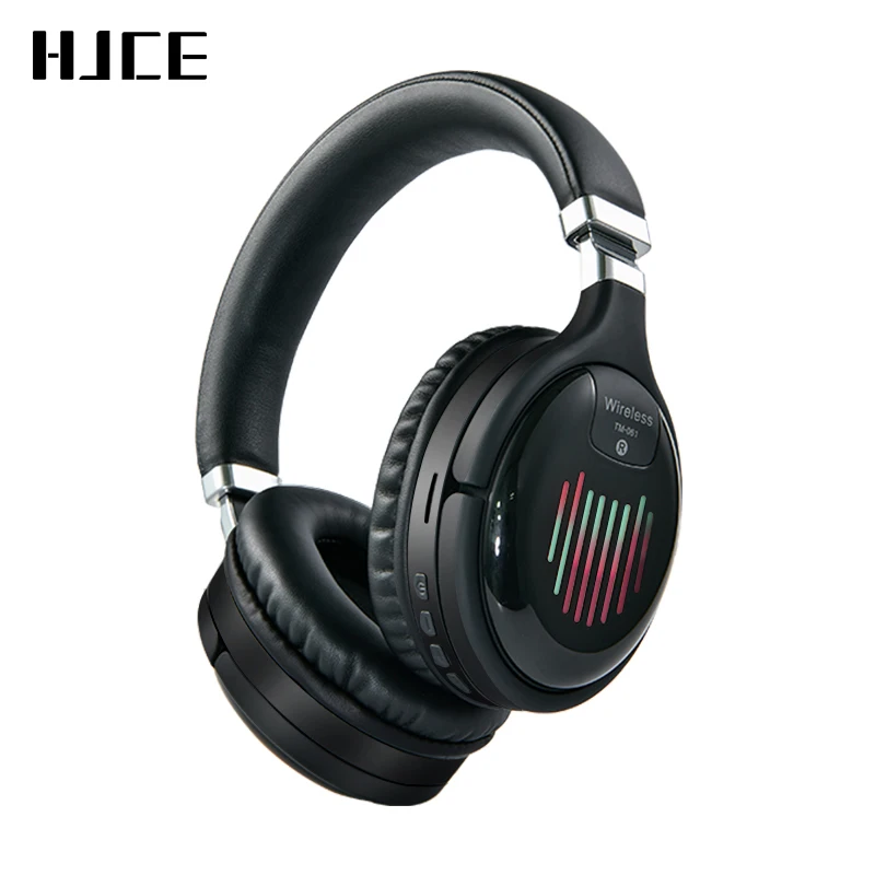 True Wireless Headphones 3D Stereo Bluetooth Headset Foldable Gaming Earphone With Mic FM TF Card Noise Reduction Headphones