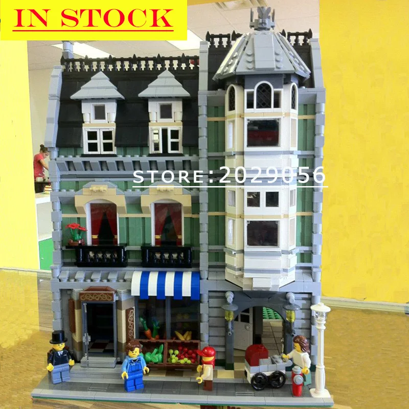 

15008 Street View Creator Series Green Grocer Building Blocks 10185 15042 15014 10272 15019 15037 15001 17004 17008 15006 15007
