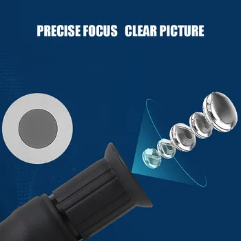 

Handheld 200X 400X Fiber Optical Inspection Magnifiers Microscope JDH99
