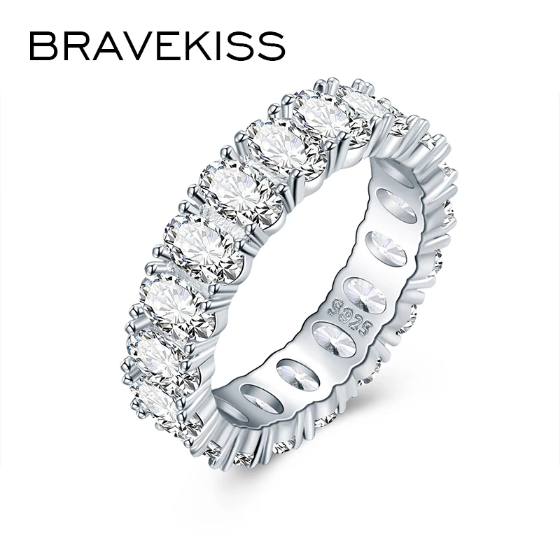 Женское кольцо Bravekiss обручальное с фианитами ювелирные украшения UR0580A | Украшения