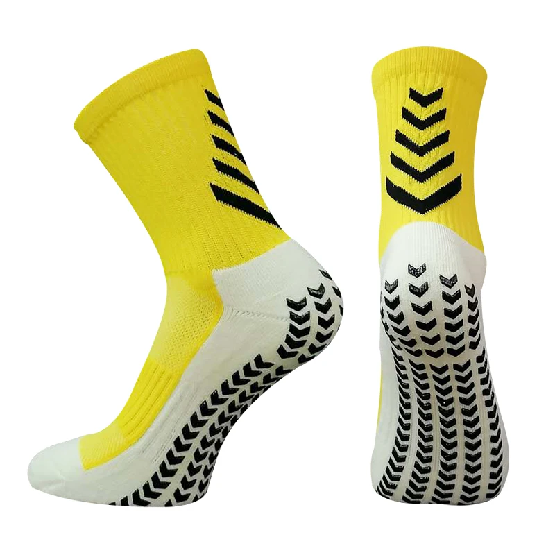 Men Socks Sport Anti-Slip Cycling Socks High Quality Breathable Thickened Towel Bottom Soccer Football calcetines