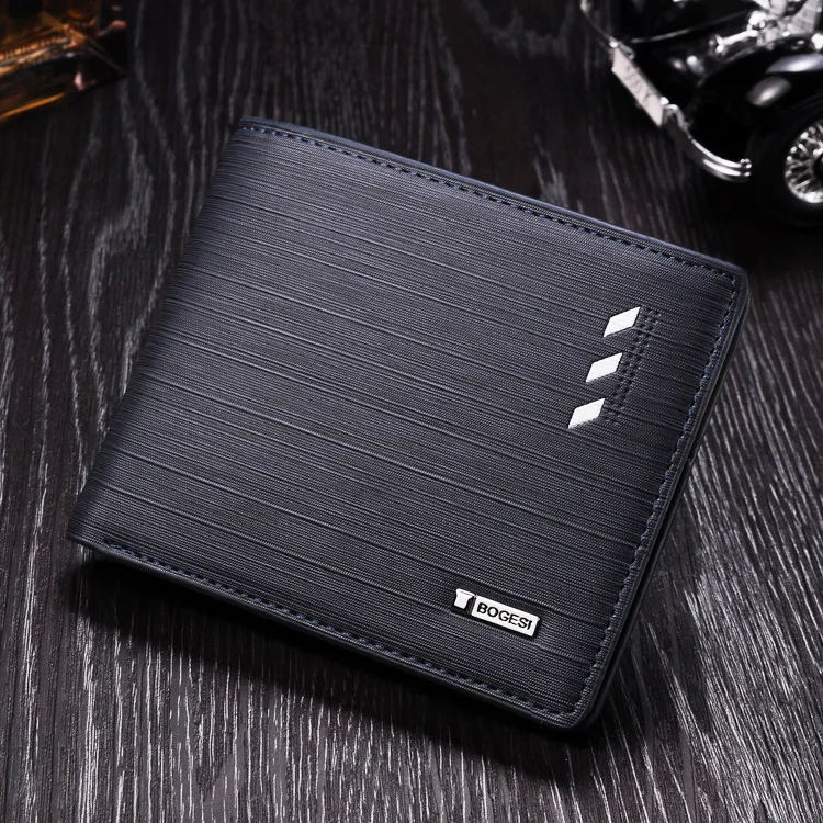 

Men's wallet horizontal style off the shelf fashion multi-functional wallet card bag wallet men money clips