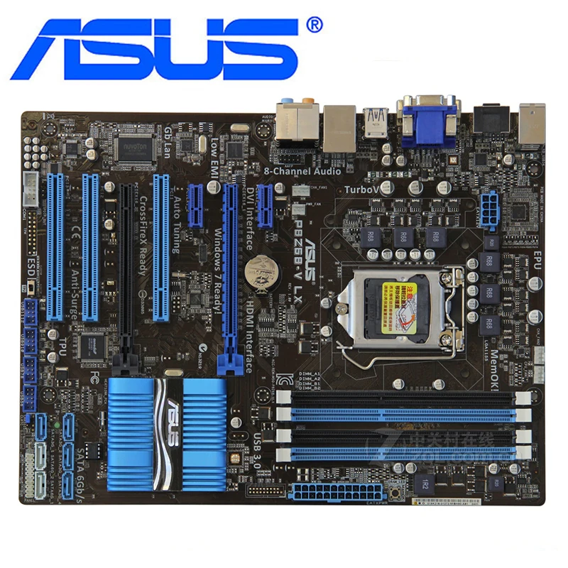 型番ASUS製　ATXマザーボード　P8Z68-V LE　LGA1155