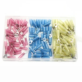 120 å 22-10AWG ç±åçž® M5 ãªã³ã°ã¢ã€ã¬ããé»ç·ã³ãã¯ã¿ã±ãŒãã«ã¹ãã©ã€ã¹é²æ°Žå§çããã端åãããçãåãã