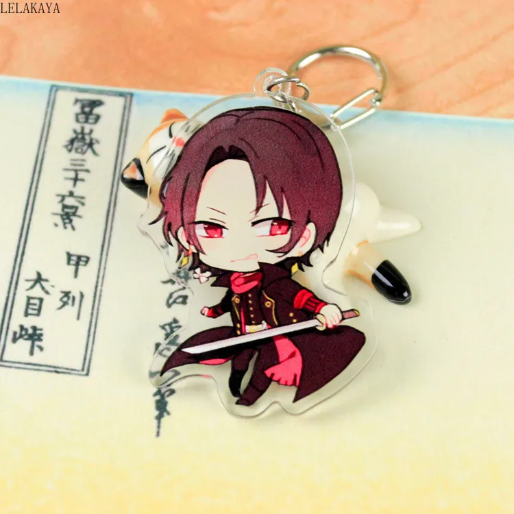 Мини акриловый Touken Ranbu онлайн аниме экшн брелок из акрилового мультфильма сумка