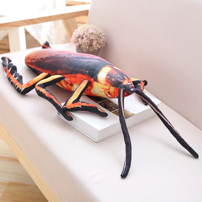 Brinquedo de Pelúcia Brinquedo para Crianças Impresso Simulação Criativa Barata Bebê Crianças Brinquedos Recheados Inseto Travesseiro Aniversário Presente Natal 3d 6 barata bebê crianças brinquedos recheados inseto travesseiro