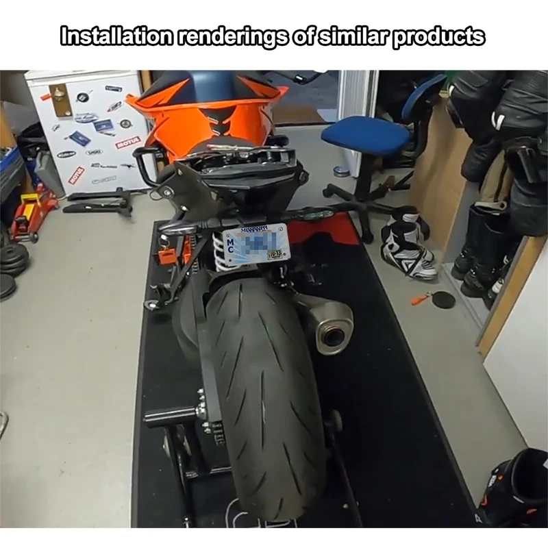 거치대 오토바이 뒷꼬리 깔끔한 펜더 제거기 등록 번호판, KTM 1290 Super Duke / R 2020-2024 에 적합