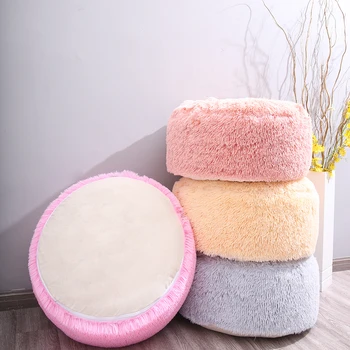 

Shaggy Inflatable Bean Bags Stool Solid Plush Removable Cushion Pillow Soft Fluffy Futon Mat Rugs Carpet Portable Footstool Q30