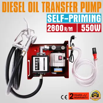 

Electric Fuel Self-Priming Transfer Pump Bio Oil Diesel Kerosene 60L/Min 550W