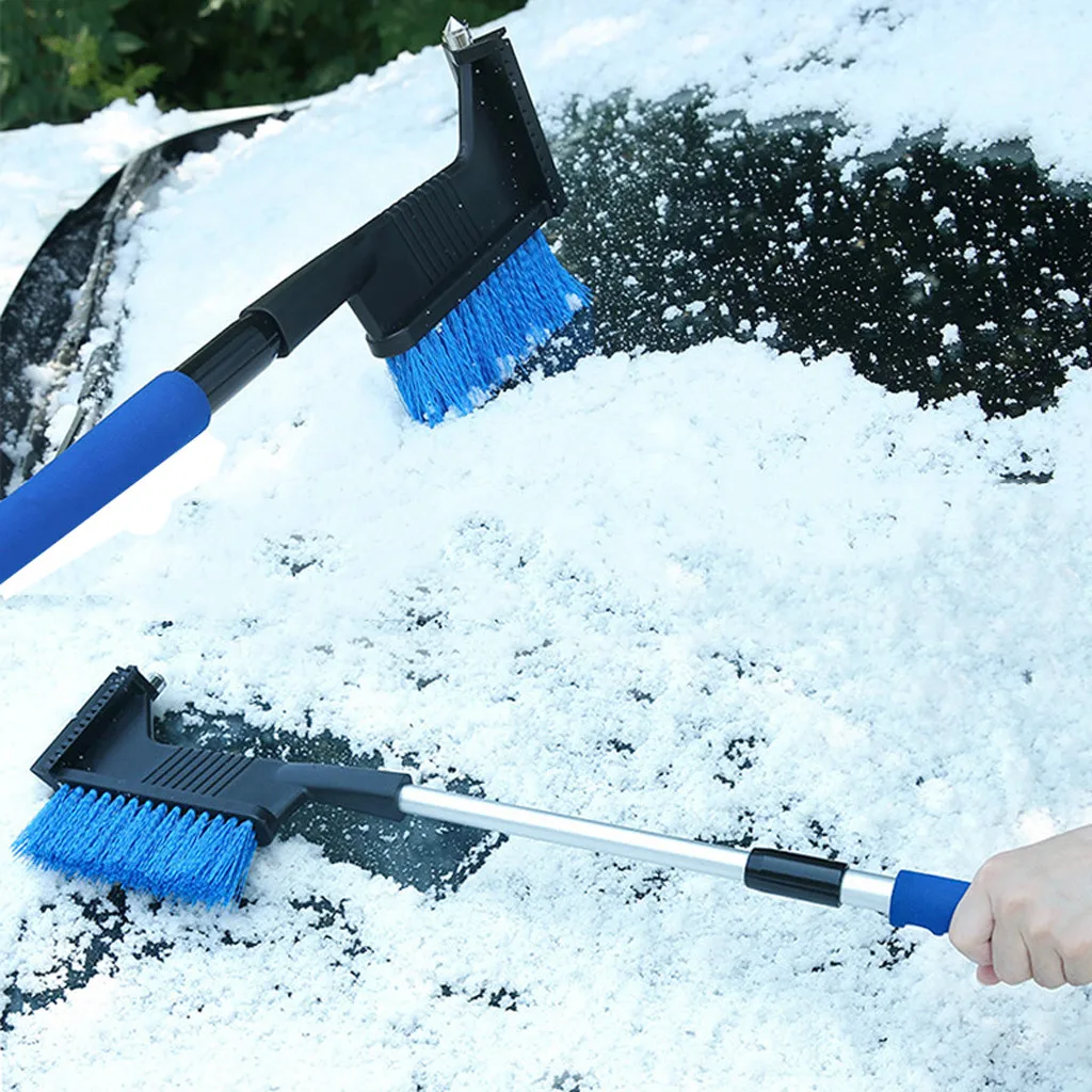 Автомобильная лопата для уборки снега зимняя Автомобильная скребок для снега и льда Выдвижная оконная щетка для удаления Лопата щетка для удаления зимнего инструмента новая
