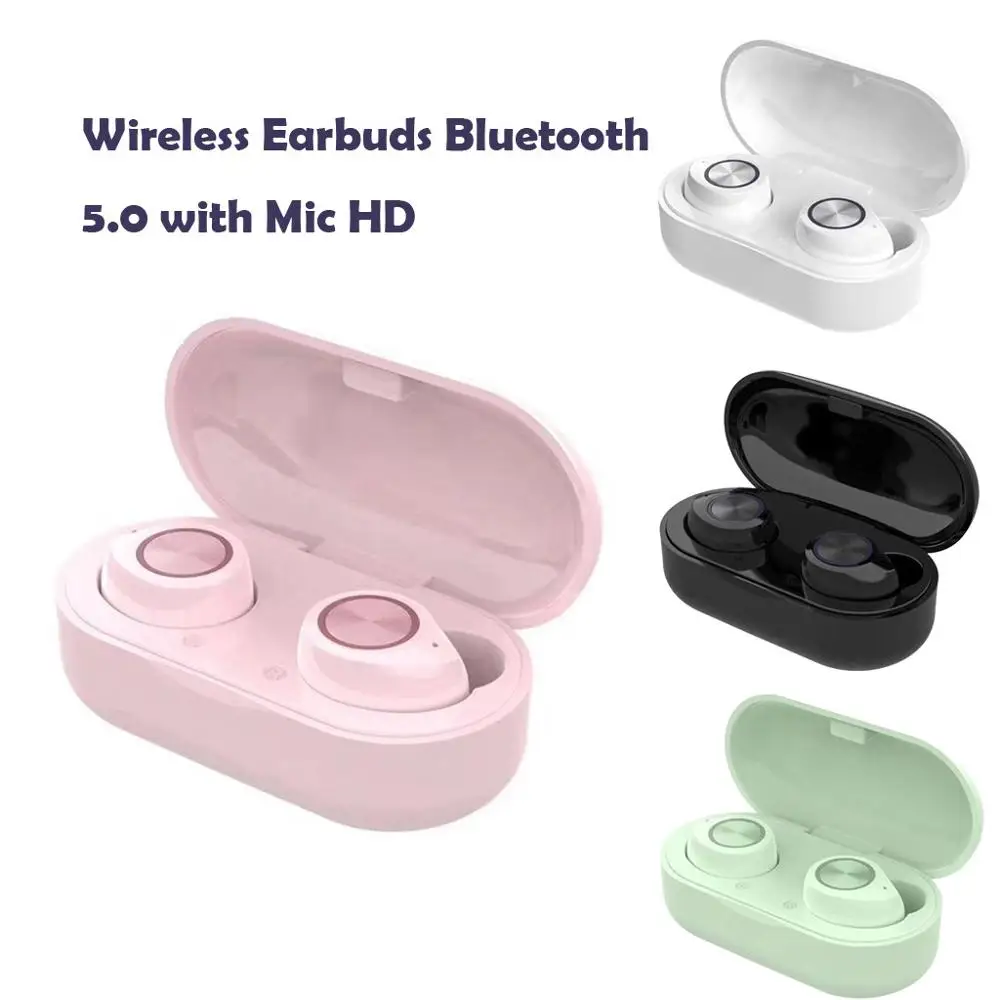Мини Bluetooth 5 0 наушники с зарядным боксом гарнитура стереонаушники для MIjia Airdots iPhone