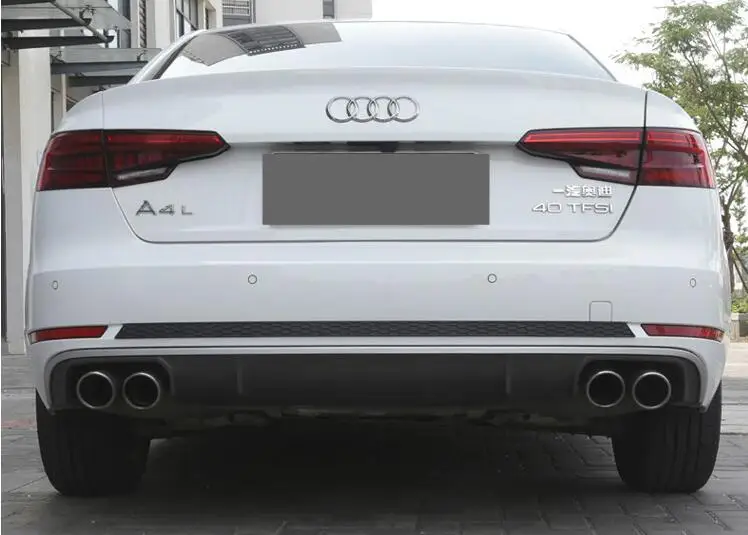 Для Audi A4 S4 обвес спойлер- для Audi A4 RS4 ABS задний спойлер передний бампер диффузор защитные бамперы