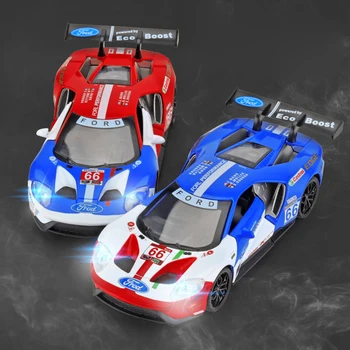 

Simulation Ford V8 Track Edition Children's Toy Alloy Racing Model Decoration Children's Alloy Pull Back Toy Car Model