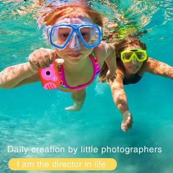 

Children's Digital Camera Shockproof Gift Cute Cartoon Suitable For boys / girls Waterproof Anti-fall 8 Times Zoom TF Card Camer