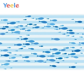 

Yeele Fish Show Party Wallpaper Child Home Decor Photography Backdrop Personalized Photographic Backgrounds For Photo Studio