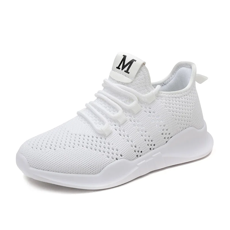 

TF7163# Hollow single net fly woven invisible small increase in casual women's shoes