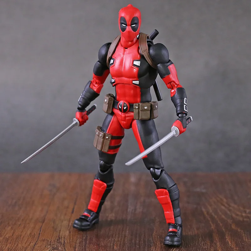 

MAFEX NO.082 Marvel X-Men Deadpool Gurihiru Art Ver. PVC Action Figure Collectible Model Toy