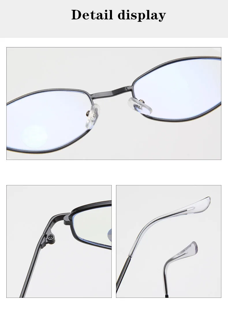 Маленькая оправа, металлические очки, женские компьютерные лучи, радиация, очки, оправы, металлические, унисекс, анти синий светильник мужские очки с оптической оправой
